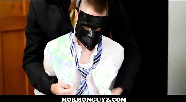 Masked Mormon Boy Fucked By Stranger