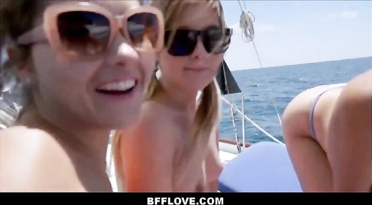 Three Hot Teen Bffs Step Daughters Vienna Rose Zoey Bloom And Blair Williams Fuck Their Step Dad On A Boat