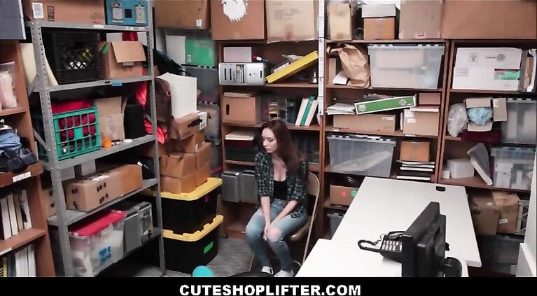 Hot Teen Avery Stone Caught Shoplifting On Camera And Fucked By Officer