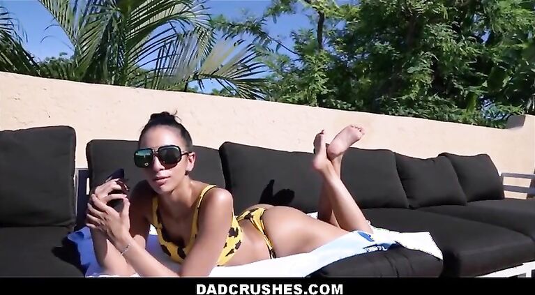 hot big tits latina step d. angelica cruz fucked by her step dad outside for skipping school pov