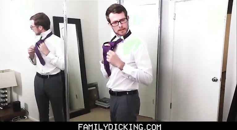 Twink Schoolboy Stepson Fucked By Stepdad Before Meeting With Teacher