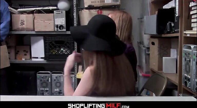 Big Tits Redhead MILF Stepmom Lauren Phillips Shoplifter And Teen Stepdaughter Scarlett Snow Groupsex With Two Officers