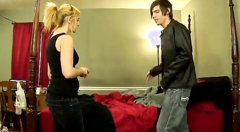 Mom grounds stepson Aiden Valentine then fucks him hard - Fifi Foxx