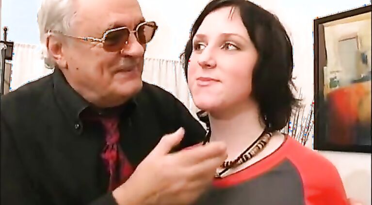 Innocent young brunette makes sex with anyone