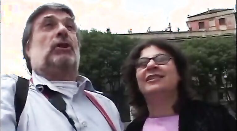 Old wife in holidays cheating on her husband with a boy!