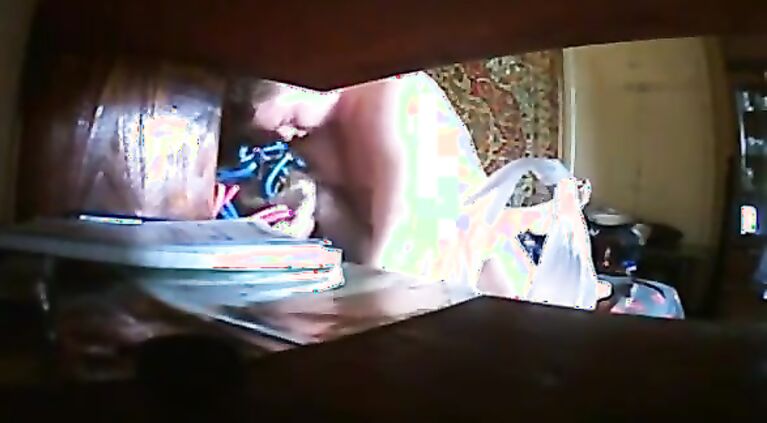 dads hidden cam caught mom fuckins own s.