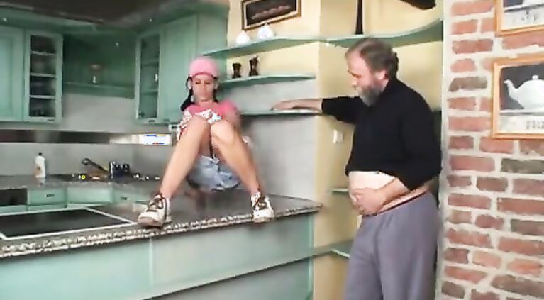 Grandpa fucks the caregiver
