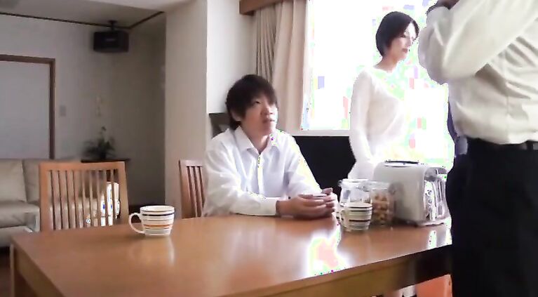 hot asian japanese mom fucks her young s.