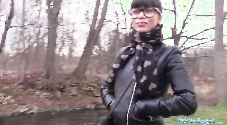 Public Agent Ejaculating in a Russian Babes Pussy
