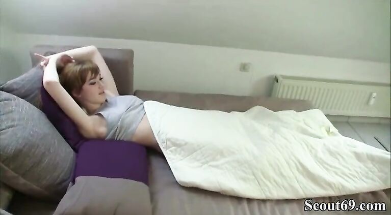 German Bro Caught Step-Sister Watch Porn and Seduce to Fuck
