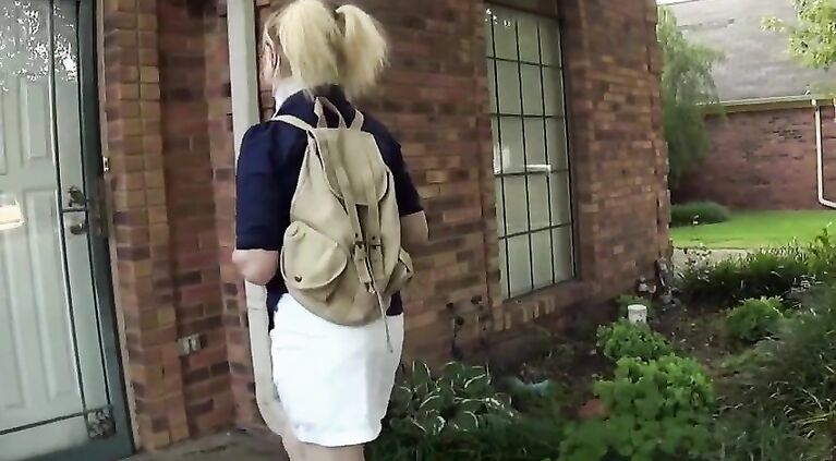 Naughty schoolgirl FIFI FOXX